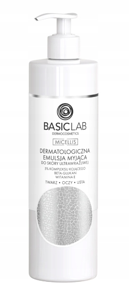 BasicLab dermatologiczna emulsja myjąca do skóry ultrawrażliwej 300 ml