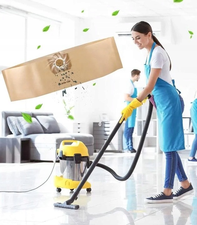 10x WORKI DO ODKURZACZA SZARE KARCHER WD3 200 MV3 MEGA WYTRZYMAŁE