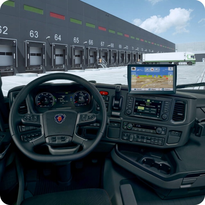 Nawigacja Samochodowa Dla Ciężarówek Ciężarówka TIR GPS 9" iGO Primo