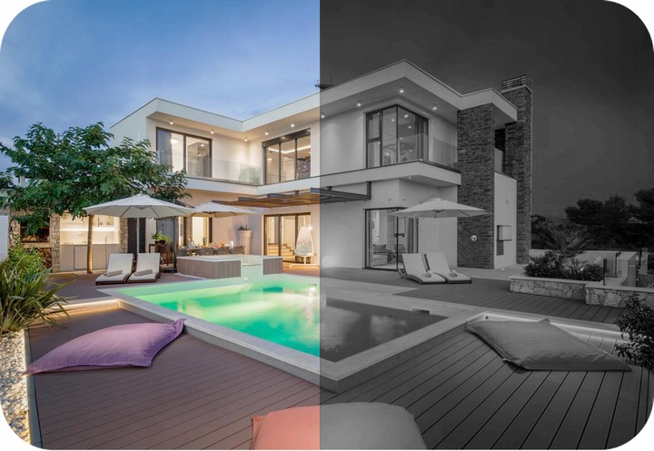 Kamera IP zewnętrzna 4MPX 1440p IR20m PoE Kopułka HiLook by Hikvision