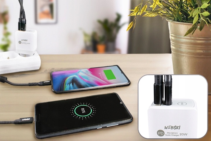 UNIWERSALNA ŁADOWARKA DO WSZYSTKICH URZĄDZEŃ USB C