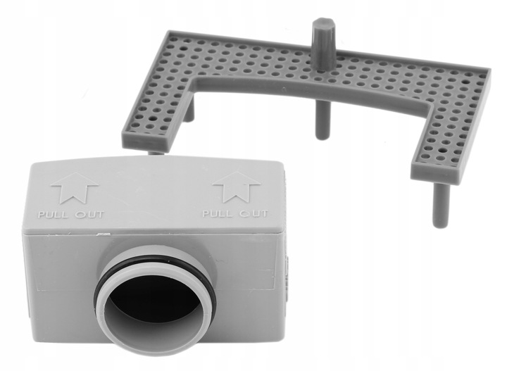 Syfon do odpływu liniowego z sitkiem i uszczelką kpl (kw)