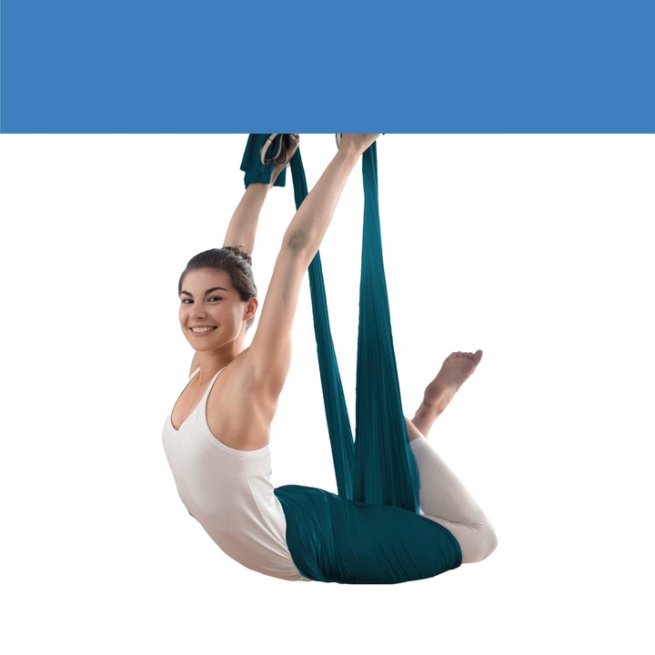 Szarfa akrobatyczna HUŚTAWKA SENSORYCZNA CHUSTA DO AERIAL JOGA 4 metrów