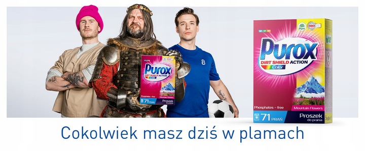 Perfumowany proszek do prania Purox Color 9,2 kg