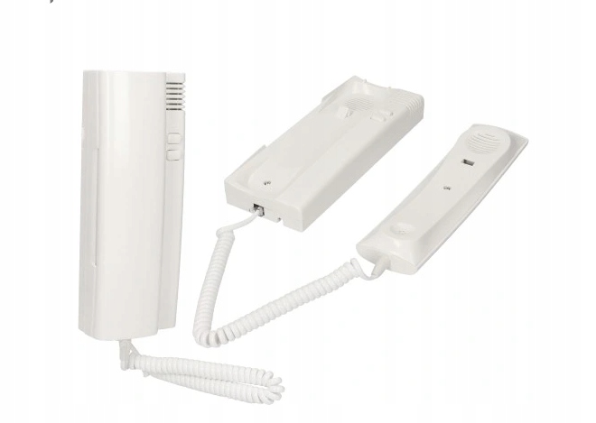 Domofon analogowy 3+1 oraz 5+1 Wekta Unifon TK-6 biały