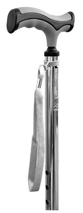 Laska ortopedyczna dla seniora do podpierania się Regulowana Lekka