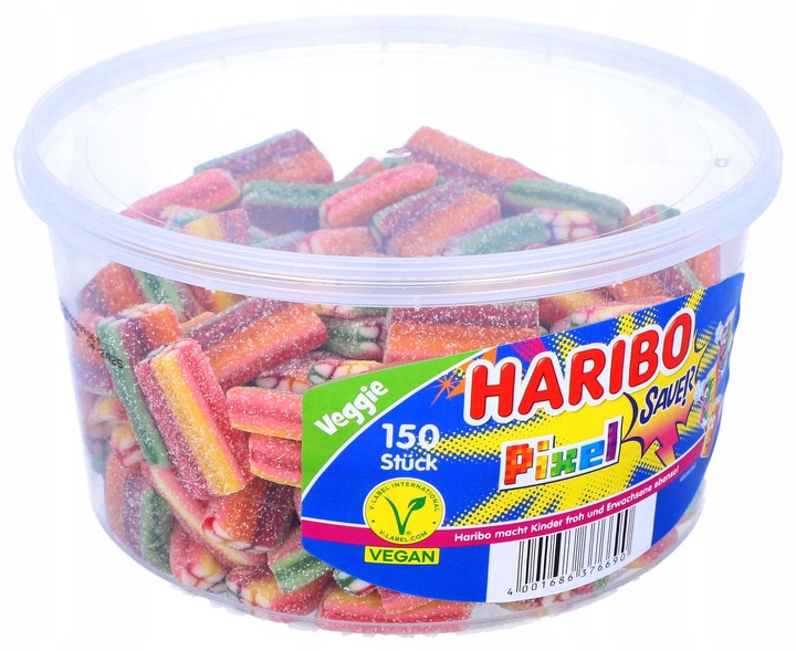 Żelki Haribo Rainbow Pixel 1,2 kg