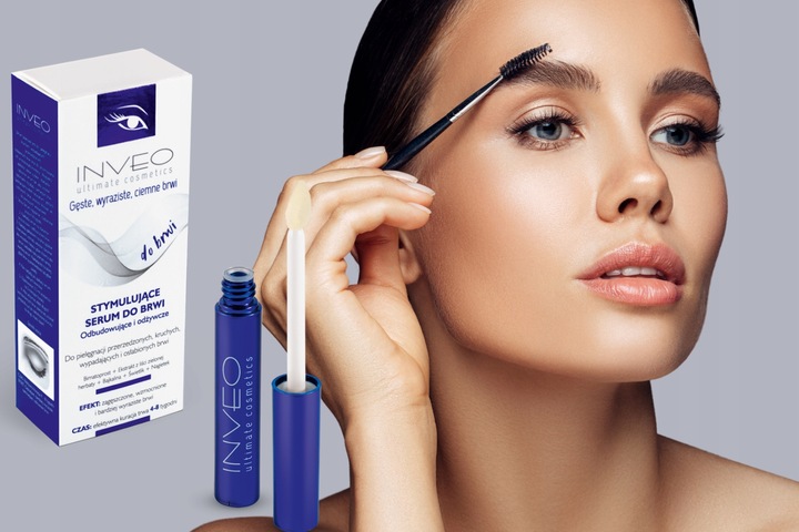 ODŻYWKA DO BRWI SERUM INVEO PRZYŚPIESZAJĄCE WZROST SKUTECZNA