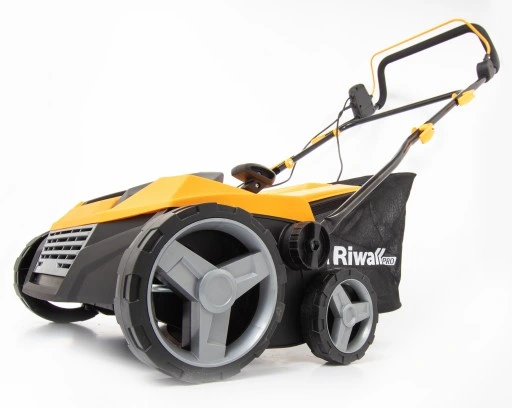 Wertykulator Aerator Elektryczny Riwall 45L 38 cm MOCNY 2400W FREZOWANIE