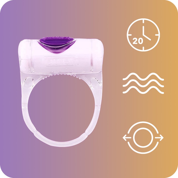 DUREX WIBRUJĄCA NAKŁADKA PIERŚCIEŃ RING NA PENISA