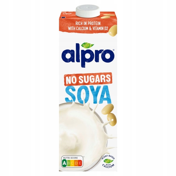 ALPRO NAPÓJ SOJOWY Z DODATKIEM WAPNIA I WITAMIN BEZ CUKRU 6x 1L