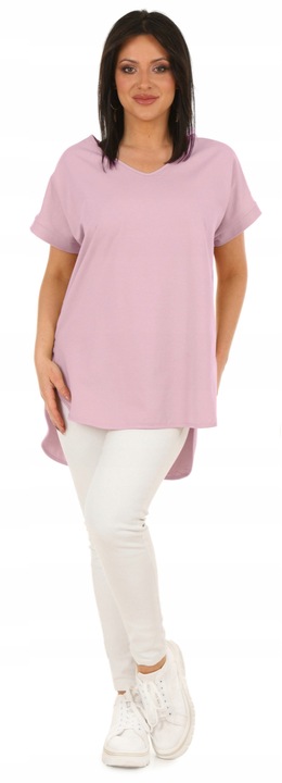 Moda Fresca F625 Oversizowa asymetryczna TUNIKA