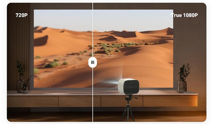 1080P PROJEKTOR LCD 600ANSI ETOE E3 PRO ANDROID TV 11.0 NETFLIX 3000:1