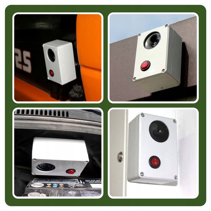 ODSTRASZACZ KUN MYSZY SZCZURÓW GRYZONI DRAGON ULTRASONIC NA BATERIE