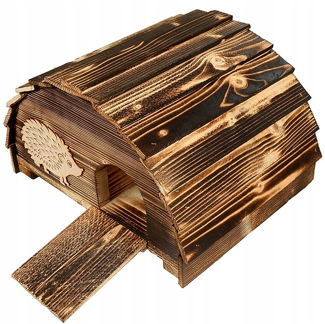 DREWNIANY domek dom dla JEŻA jeży budka legowisko PRODUCENT