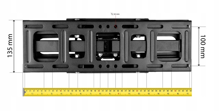 MOCNY UCHWYT do TELEWIZORA LCD LED WIESZAK TV ŚCIENNY OBROTOWY 32-85