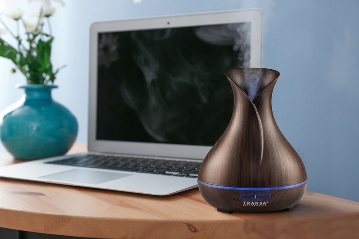 Dyfuzor Zapachowy Aromaterapia Pilot Timer LED AromaBrown Transa 300