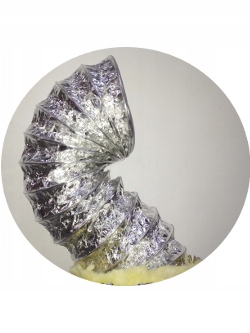 RURA IZOLOWANA PRZEWÓD TERMOFLEX 80-85mm/10m 250°C DO KOMINKA DGP