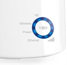 WZMACNIACZ SYGNAŁU WIFI TP-LINK WA850RE REPEATER WIFI Z GNIAZDEM LAN RJ45