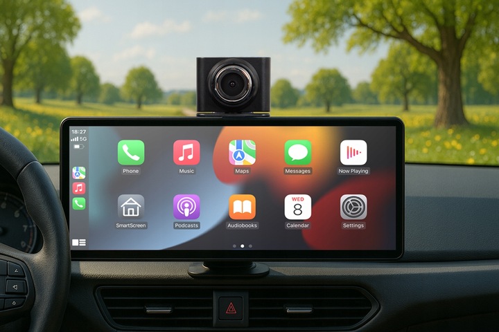 STACJA MULTIMEDIALNA MONITOR RADIO SAMOCHODOWE ANDROID AUTO CARPLAY