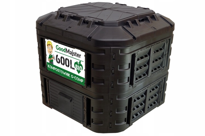KOMPOSTOWNIK MODUŁOWY 600L CZARNY G-COMP POLSKI