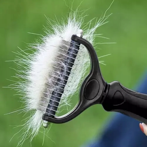 ZGRZEBŁO TRYMER DO KOŁTUNÓW SIERŚCI USUWA MARTWY WŁOS PSA KOTA ZWIERZĄT