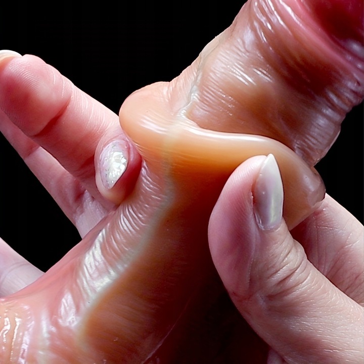 Realistyczny penis dla kobiet, duży kutas narzędzie do masturbacji (21.5cm)