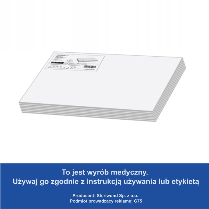 Lignina w płatach Steriwund 5000 g 40 cm x 60 cm