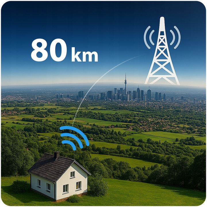 ANTENA WEWNĘTRZNA ZEWNĘTRZNA do TV NAZIEMNEJ DVB-T2 ULTRA HD 4K FILTR