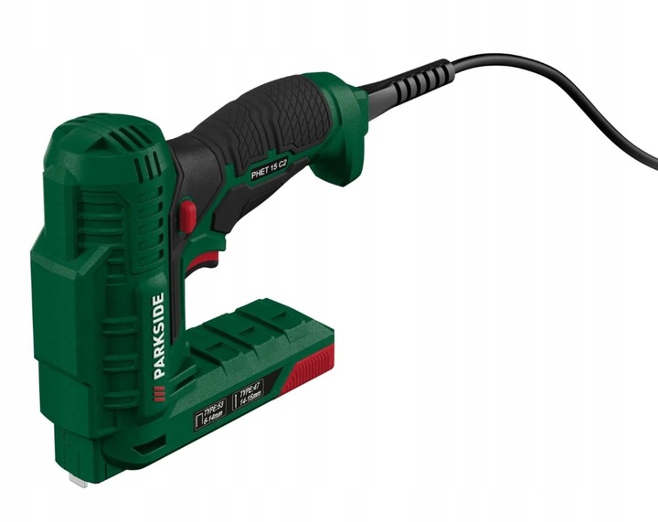 PARKSIDE PHET 15 C2 Zszywacz elektryczny 70W 2w1 do zszywek i gwoździ