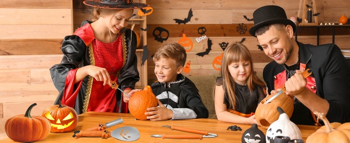 OSTRY ZESTAW DO RZEŹBIENIA DYNI HALLOWEEN