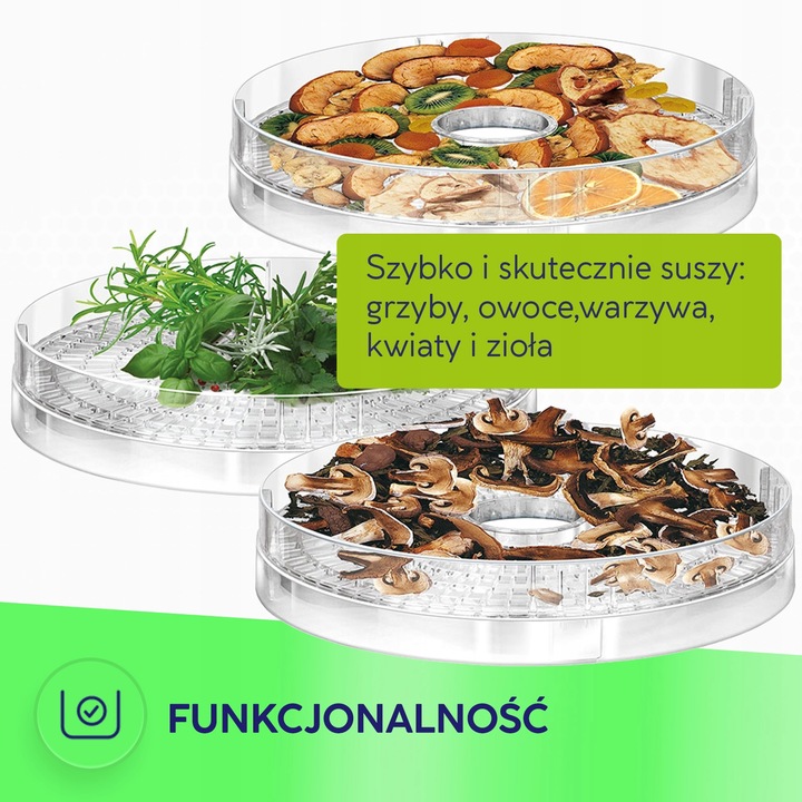 Suszarka do grzybów warzyw owoców 5-sit MPM MSG-11