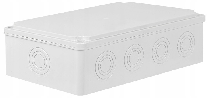 PUSZKA HERMETYCZNA NATYNKOWA SKRZYNKA OBUDOWA ABS IP65 260X150X80