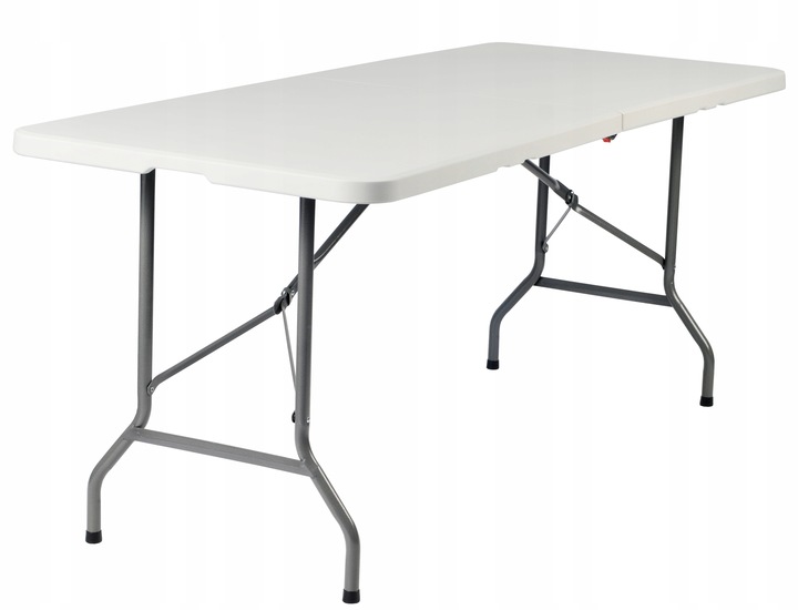 STÓŁ CATERINGOWY SKŁADANY WALIZKA BANKIETOWY OGRODOWY 180 CM WYTRZYMAŁY