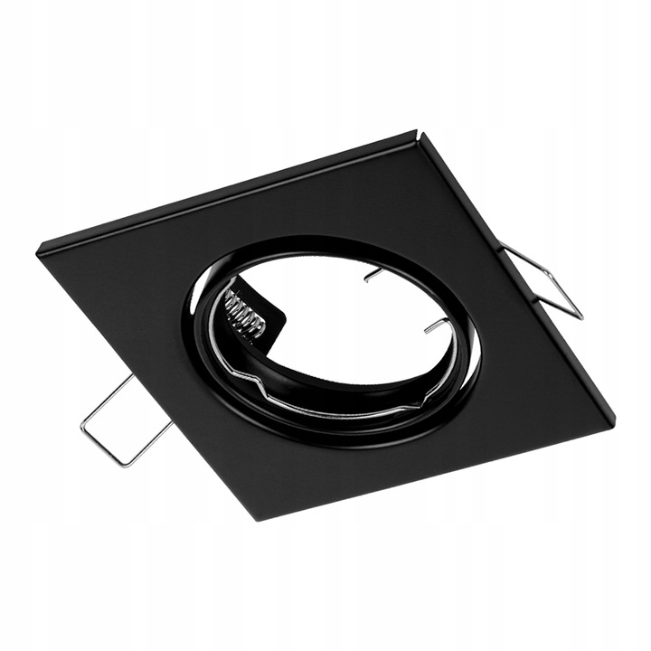 6x oprawa halogenowa sufitowa RUCHOMA kwadrat + LED GU10 5,5W