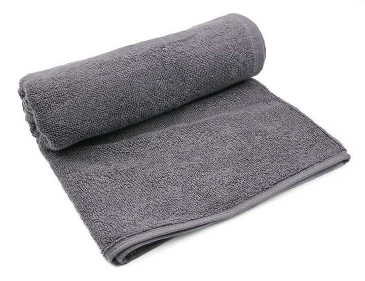 RĘCZNIK KĄPIELOWY DUŻY RĘCZNIK HOTELOWY BAWEŁNIANY GRUBY 906 SZARY