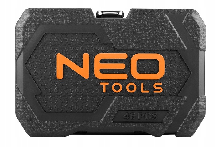 NEO TOOLS KLUCZE NASADOWE, 1/4”, CrV, ZESTAW 46szt 10-004