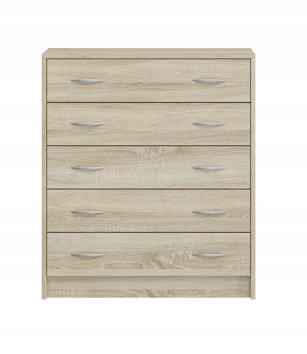 SZAFKA NA BUTY, KOMODA 5 K SONOMA 74 x 85 x 35CM PRZEDPOKÓJ