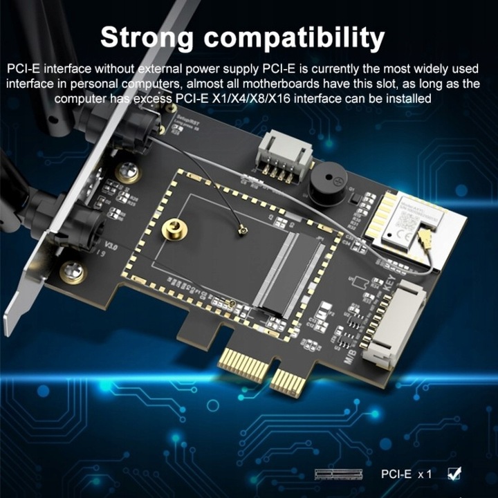 Karta PCI-E Do Zdalnego Sterowania Komputerem Network Card Edup EP-9713