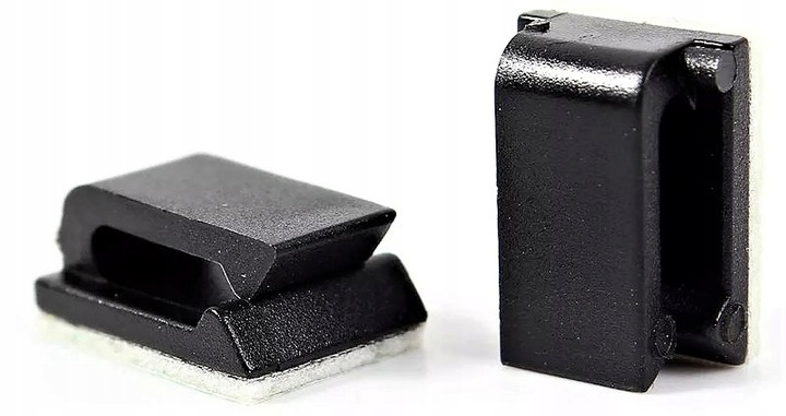 50x ORGANIZER UCHWYT KLIPS ZACISK DO KABLI