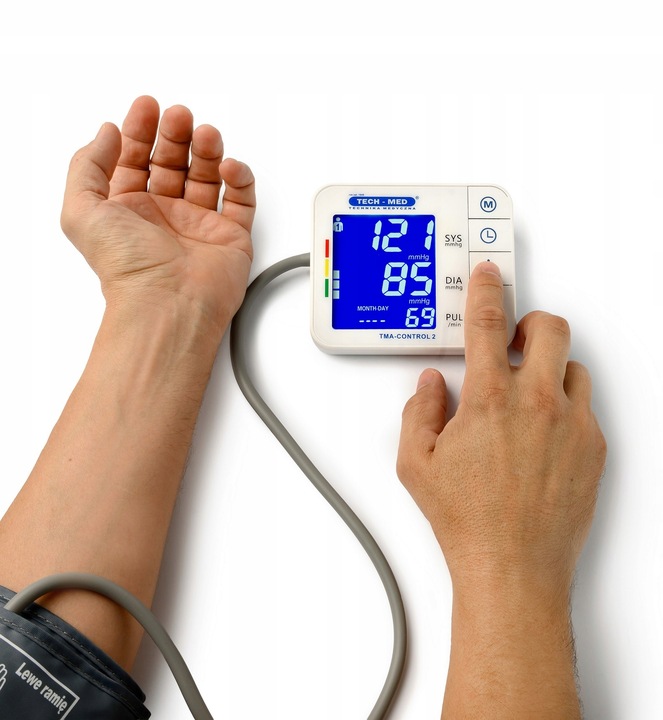 CIŚNIENIOMIERZ NARAMIENNY arytmia MÓWI PO POLSKU automatyczny USB TECH-MED
