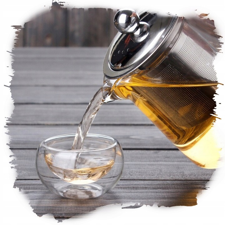 Dzbanek z zaparzaczem FLORINA Kamelia 1,0 l Herbaty, Ziół