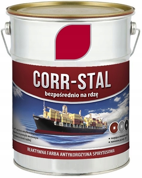 FARBA OKRĘTOWA NA RDZĘ OCYNK ALUMINIUM STAL BLACHE