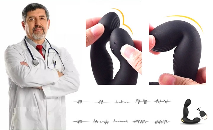 MASAŻER PROSTATY STEROWANY PILOTEM 10 FUNKCJI WIBRATOR ANALNY DLA MĘŻCZYZN