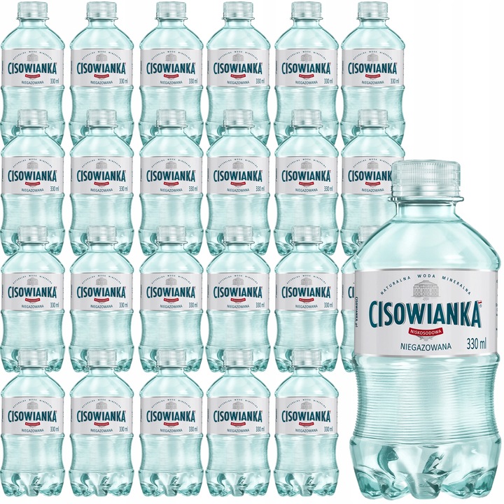 24x 330ml CISOWIANKA woda niegazowana zakrętka ZGRZEWKA