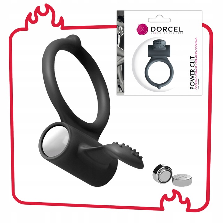 WIBRUJĄCY RING NA PENISA STYMULUJE ŁECHTACZKĘ power clit