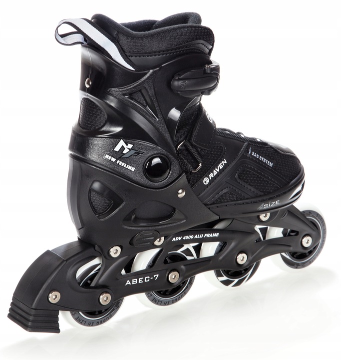 Rolki Regulowane RAVEN Pulse Black 37-40