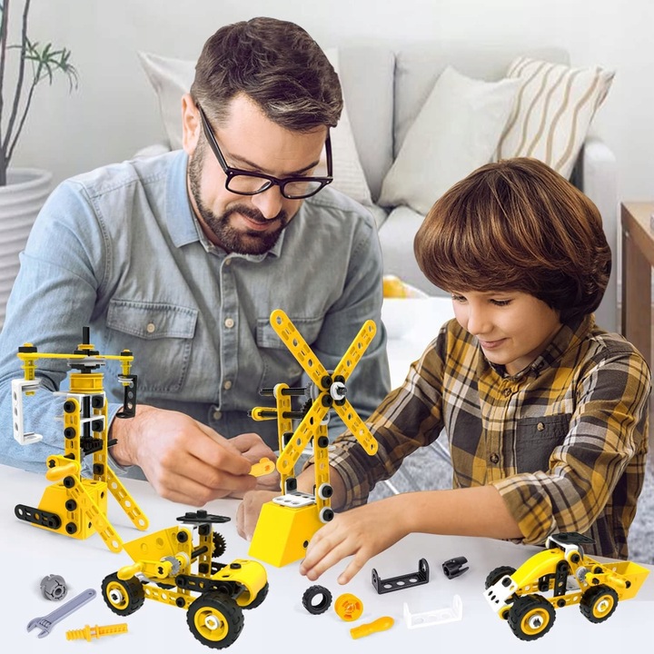 Klocki konstrukcyjne dla dzieci MEGA KONSTRUKTOR duży zestaw elementów