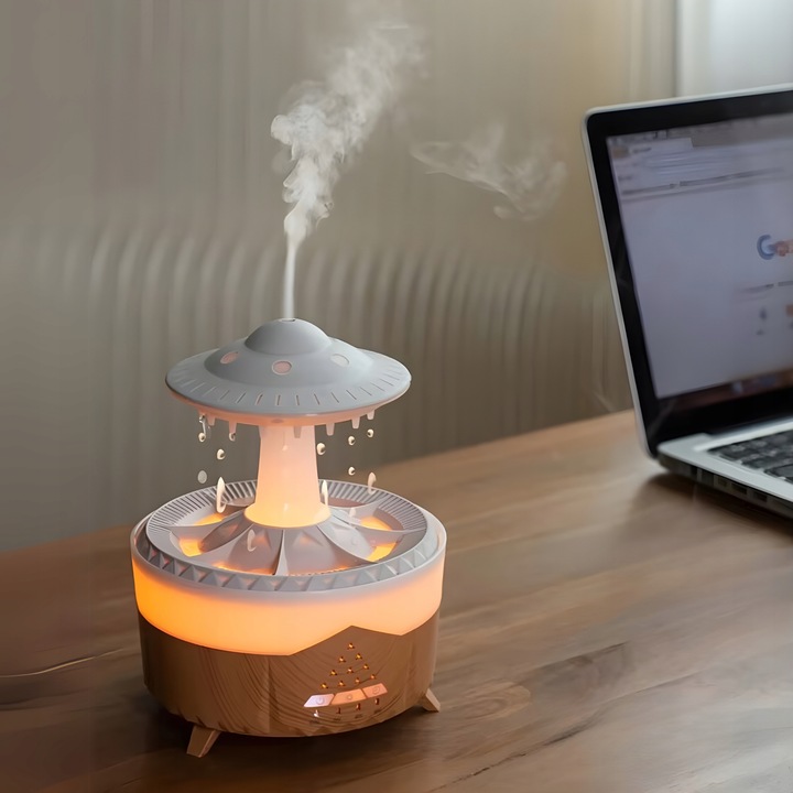 Nawilżacz Powietrza DYFUZOR olejków eterycznych AROMATYZER Grzybek