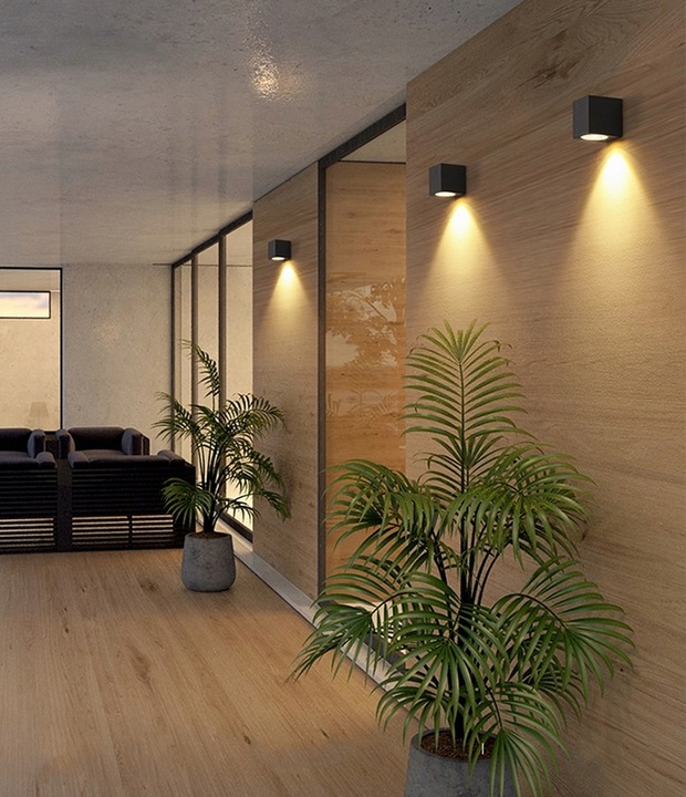 Lampa Oprawa elewacyjna Kinkiet ogrodowa GU10 LED